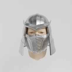 Samurai Warrior Helmet 3D for Cosplay | Shredder/Ninja Style STL Model |