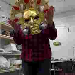 Sanguinary Guard Death Mask Helmet – STL 3D Print Model (Cosplay/Fantasy Armor Prop)