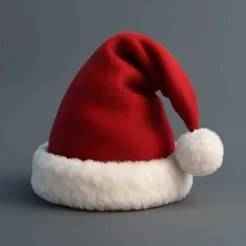 Santa Claus Hat – Festive 3D STL for Printing (Papa Noël Cap)
