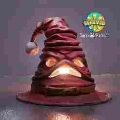 Santa’s Sorting Hat - Wearable Wizard Holiday Hat - 3D Print STL/3MF