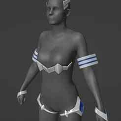 Satsuki Kill la Kill prop replica armor cosplay 3d model (stl file) for printing