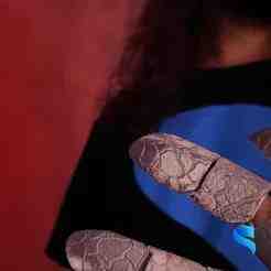 Scaled Barbarian Gauntlet & Vambrace