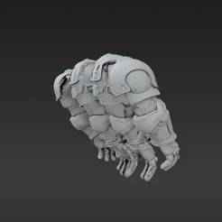 Sci-Fi Armored Arms Set for Tabletop Wargaming Models
