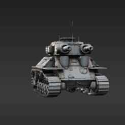 Sci-Fi Heavy Battle Tank - 32mm Scale Armored Assault Crawler