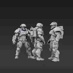 Sci-Fi Mechanic Conversion Bits for 28mm Futuristic Warriors