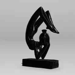 Scorpion Pose Yoga Sculpture, Sayanasana Pose, Yoga Pose Woman Statue, Figurine, Yoga Decor, Spiritual Gifts, Zen, Wellness