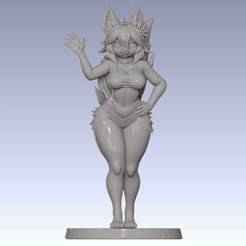 SCULPTURE - FURRY GIRL 3D - ESMEE
