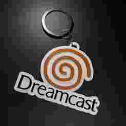 Sega Dreamcast Logo Keychain in 3 Colors