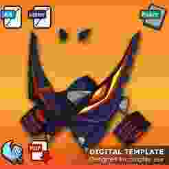 Senketsu Kamui Kill la Kill – Pepakura 3D Template