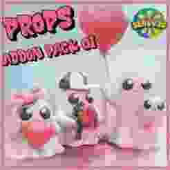 Serev3D Props Addon Pack - Love Edition ❤️ (Ghosts, Spiders & Minis, STL/3MF, No Supports)