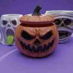 SET 3 BOWLS / Halloween candy holders