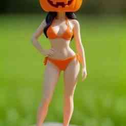 Sexy Jack-o'-lantern / art toy / nsfw / magic makes