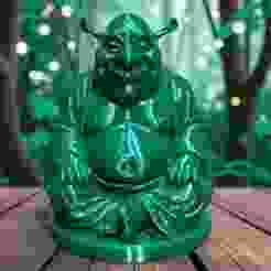 Sherek Buddha - Creative Decoration