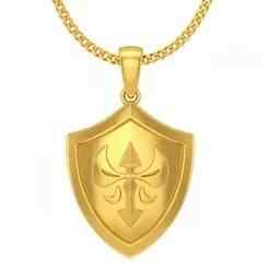 Shield Pendant STL 3D Model for 3D Printing – One Inch Pendant