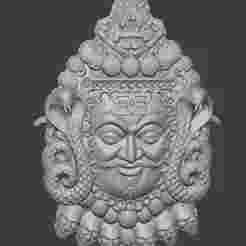 Shiva Mahakaal 3D Model STL | Lord Shiva Pendant & Wall Art