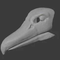 Shoebill bird fursuit base mask