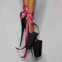 shoes high heels for Monster high Ever after high STL file