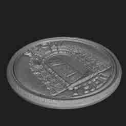 SHOW THEM THE DOOR 1.2MM HIGH-RELIEF COIN TOKEN WALL ART