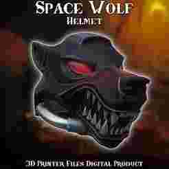 Si Fi Space Wolf Wearable Cosplay Helmet