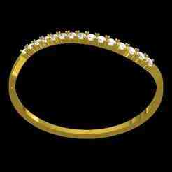 Simple Round Diamond Bracelet