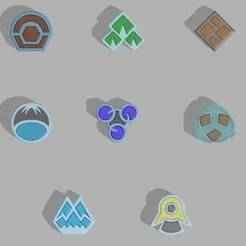 Sinnoh Badges || Sinnoh Medals