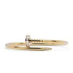 size 17,Juste un Clou bracelet, classic model, diamonds