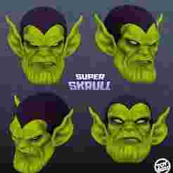 Skrull Custom head Marvel legends