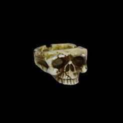 skull ashtray