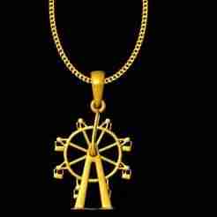 sky swing Ride pendant charm