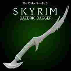 SKYRIM - DAEDRIC DAGGER 1/1 Scale