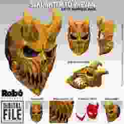 Slaughter To Prevail - Alex Terrible - Kid of Darkness Mask (Accurate) - STL model 3D print file