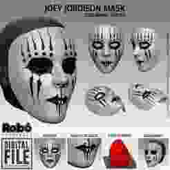 SLIPKNOT - Joey Jordison Mask - Subliminal Verses (Accurate) - STL model 3D print file