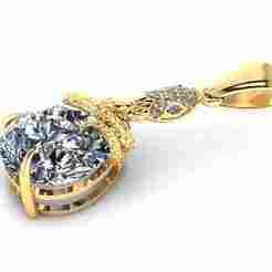 Snake Diamond Pendant