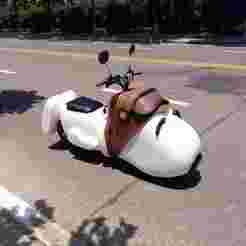 snoopy scooter scale1/64