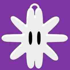 Snowflake Keychain - City: The Animation
