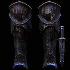 SOUL OF CINDER Cosplay Leg Armor STL Fan Art Model