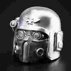 Space Marines - Moebian - Cosplay pack x 2 Actual Size - Helmet & Mask - Space Marines - Moebian - Cosplay pack x 2 - Helmet & Mask