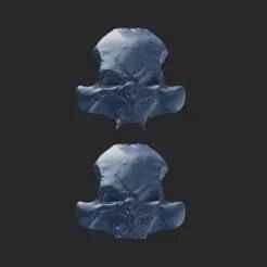Spawn Skull Cape Chain Clips
