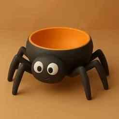Spider Candy Bowl STL – Halloween 3D Printable Candy Dish