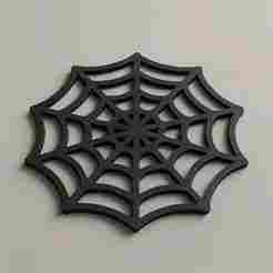 Spider Web Coasters STL