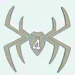 SPIDERMAN 4F spiderman cosplay emblem logo