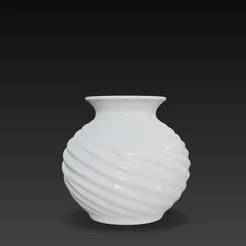 Spiral Functional Vase – Stylish 3D Printable Decor