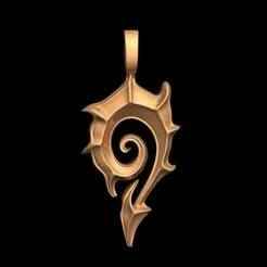 spiral  pendant C