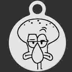 SpongeBob SquarePants - Squidward Keyring