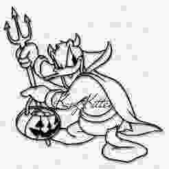 Spooky Devil Donald Duck Wall Art Home Decor