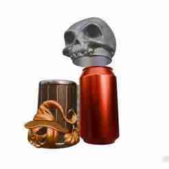 Spooky Halloween Can Holder