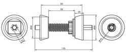 Spool winder for cordless screwdriver (Filament Spool rewinder)