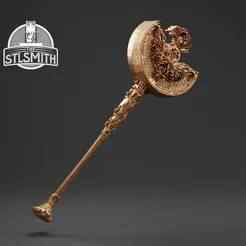Staff of The Avatar Elden Ring Life Size Prop STL