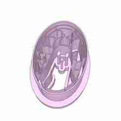 Stain Glass Ghost Clay Cutter - 32mm