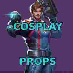 Star Lord Peter Quil Chris Pratt GOTG MCU GUARDIANS OF THE GALAXY VOL 3 Costume Marvel Rivals Full armor, weapon and props Cosplay Kit , kitbash  Gift holiday free
